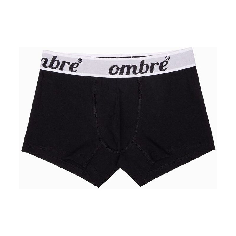 Ombre Clothing Stylové černo-bílé boxerky U283