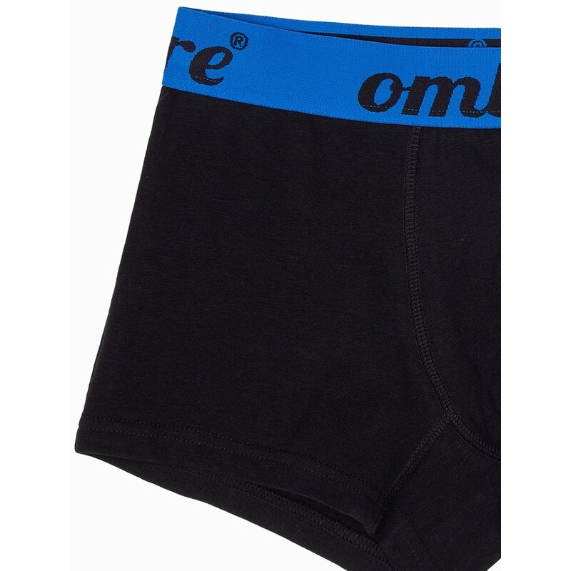 Ombre Clothing Stylové černo-modré boxerky U283