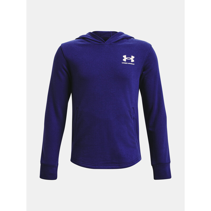 Under Armour Mikina UA Rival Terry Hoodie-BLU - Kluci