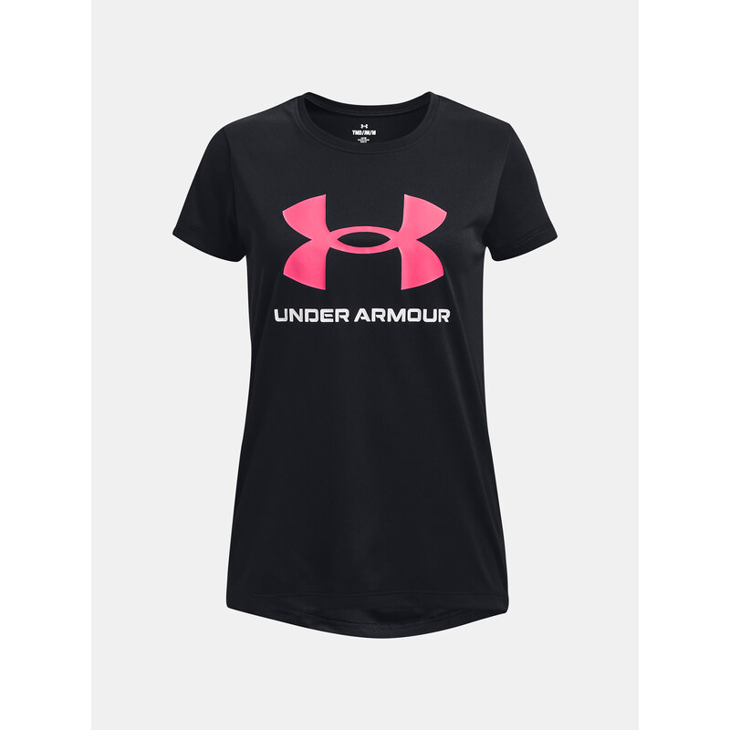 Under Armour Tričko Tech Solid Print Fill BL SSC-BLK - Holky