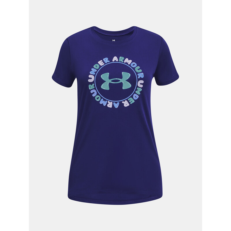 Under Armour Tričko UA Tech Wordmark SSC-BLU - Holky