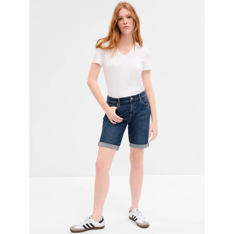 GAP Džínové kraťasy mid rise - Dámské 107059377