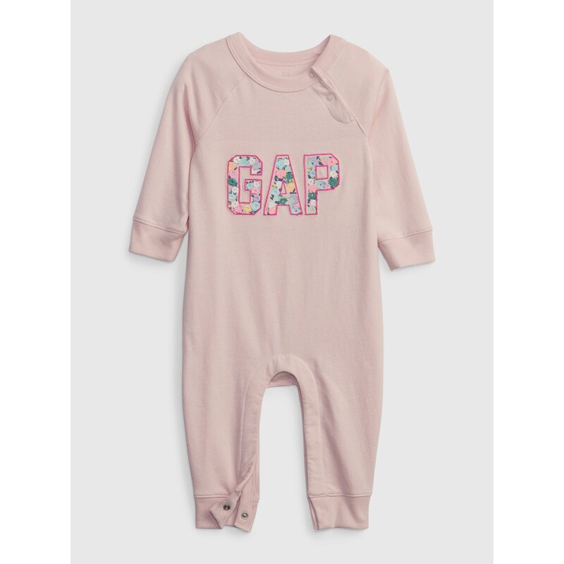 GAP Baby overal s logem Růžová