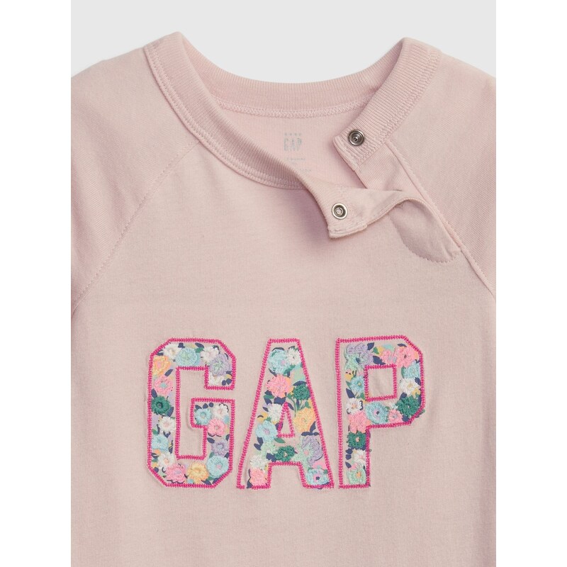 GAP Baby overal s logem Růžová