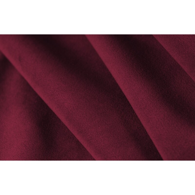 Červená sametová rohová pohovka Windsor & Co Dia 251 cm, pravá