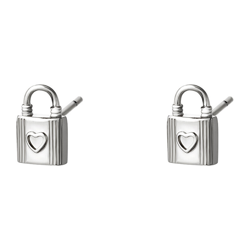 Atreya Ocelové puzetové náušnice Lock 115035021