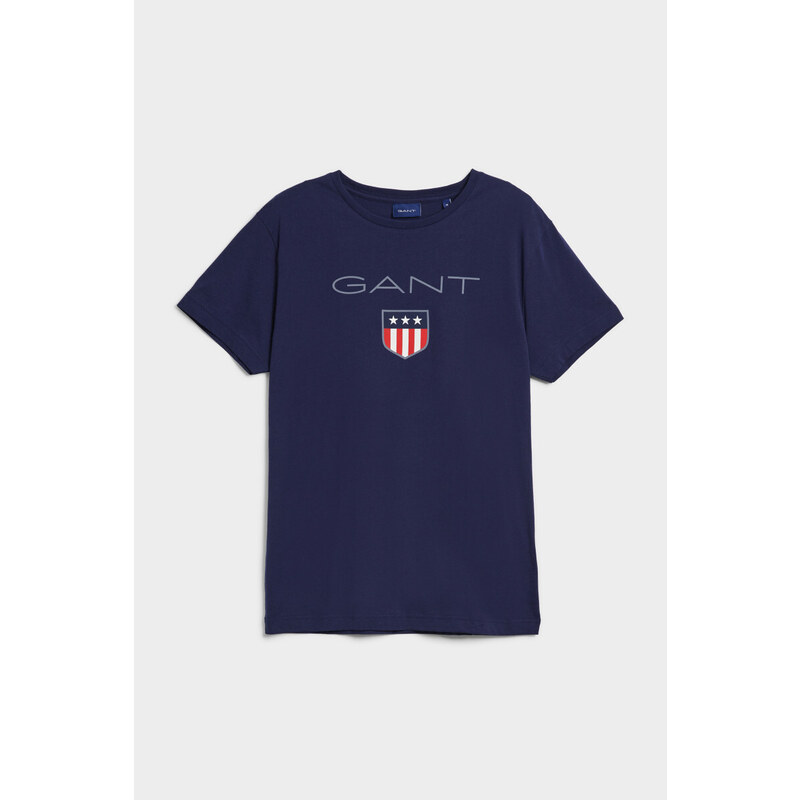 TRIČKO GANT SHIELD SS T-SHIRT modrá S