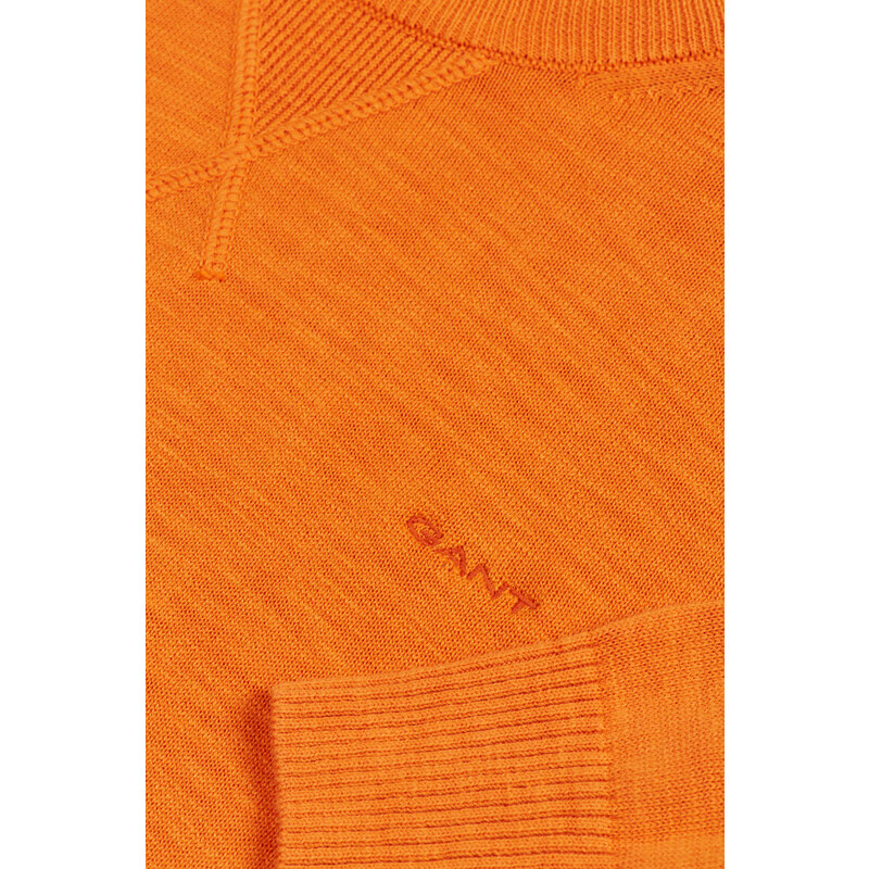 SVETR GANT COTTON FLAMME C-NECK oranžová M