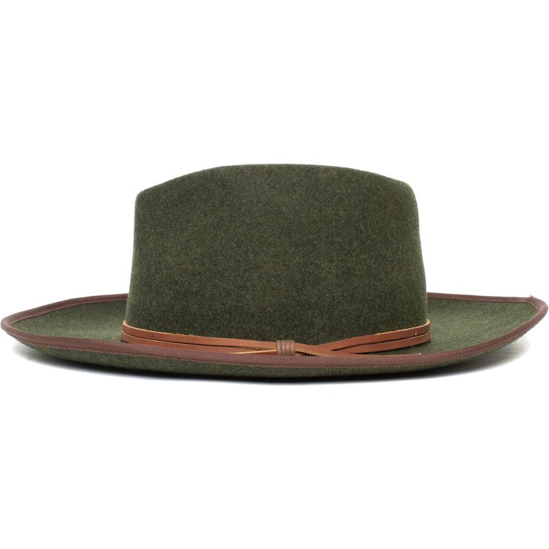 Zelený klobouk plstěný s širokou krempou - americký klobouk Goorin Bros. - kolekce Munhall