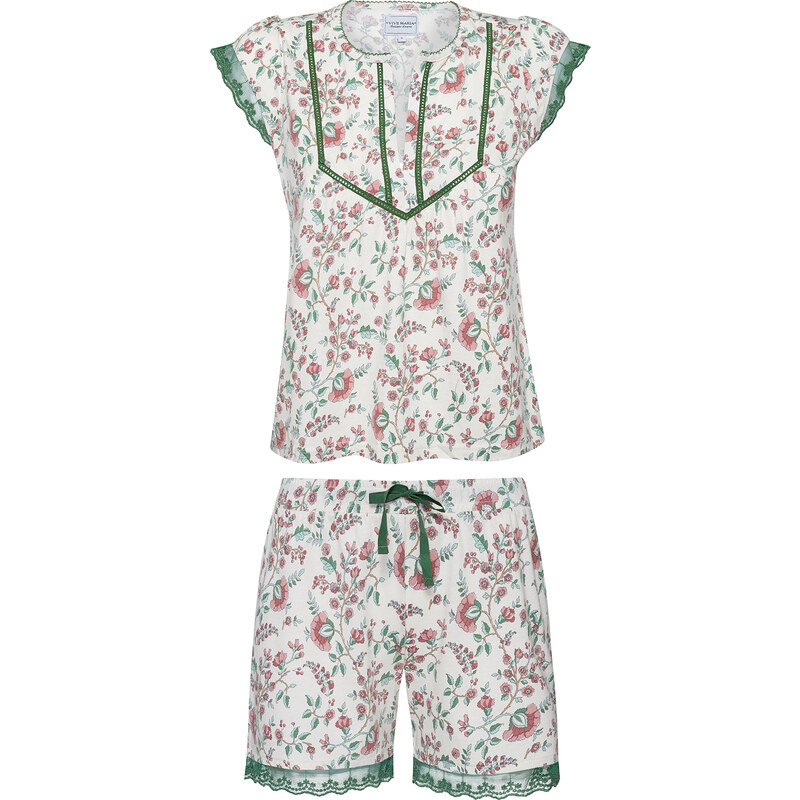 Garden Girl - dámské krajkové pyžamo krémové Vive Maria