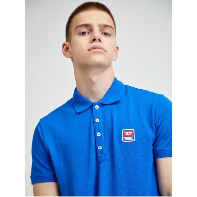 Diesel Tričko T-Kal-Patch Polo Polo - Pánské