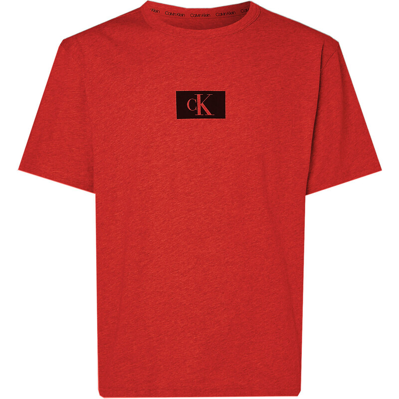 Pánské triko na spaní NM2399E XNZ červená - Calvin Klein