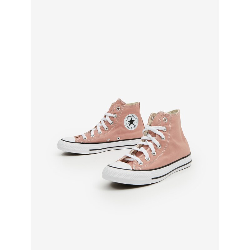 Starorůžové dámské kotníkové tenisky Converse Chuck Taylor All St - Dámské