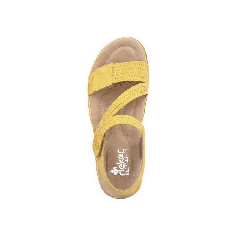 Sportovní dámské sandály Rieker 64870-68 žlutá