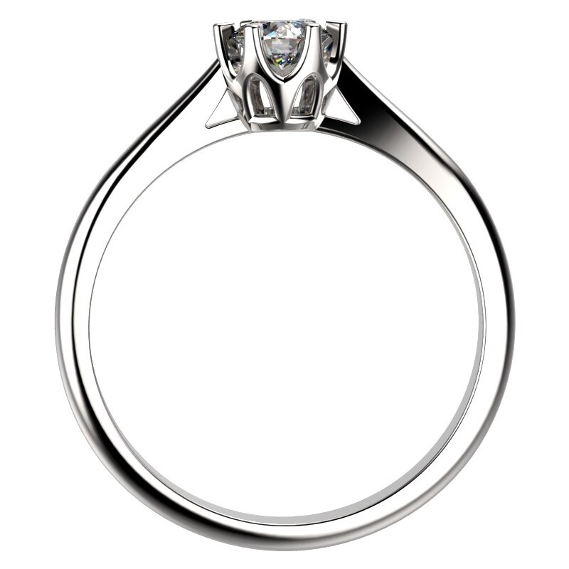 Linger Zlatý zásnubní prsten 083