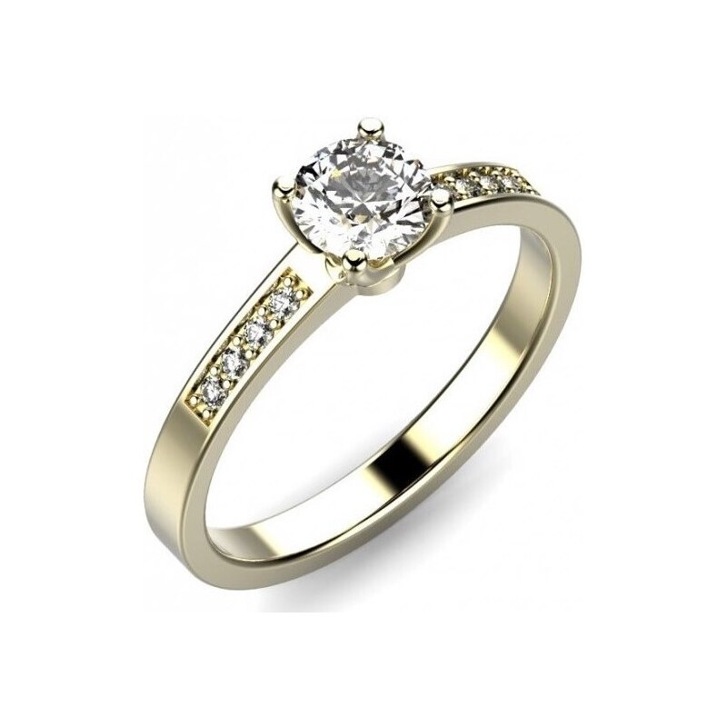 Linger Zlatý zásnubní prsten 388