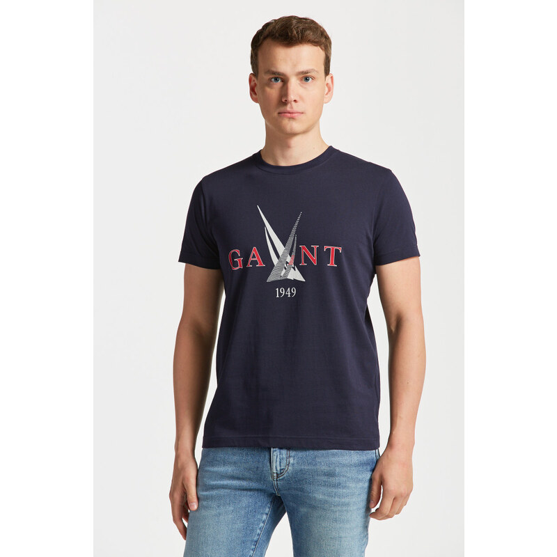 TRIČKO GANT SAIL T-SHIRT modrá M