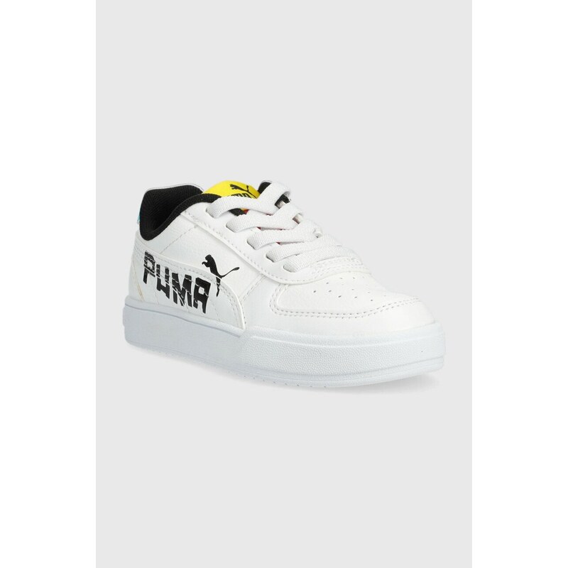 Dětské sneakers boty Puma Puma Caven Brand Love PS bílá barva