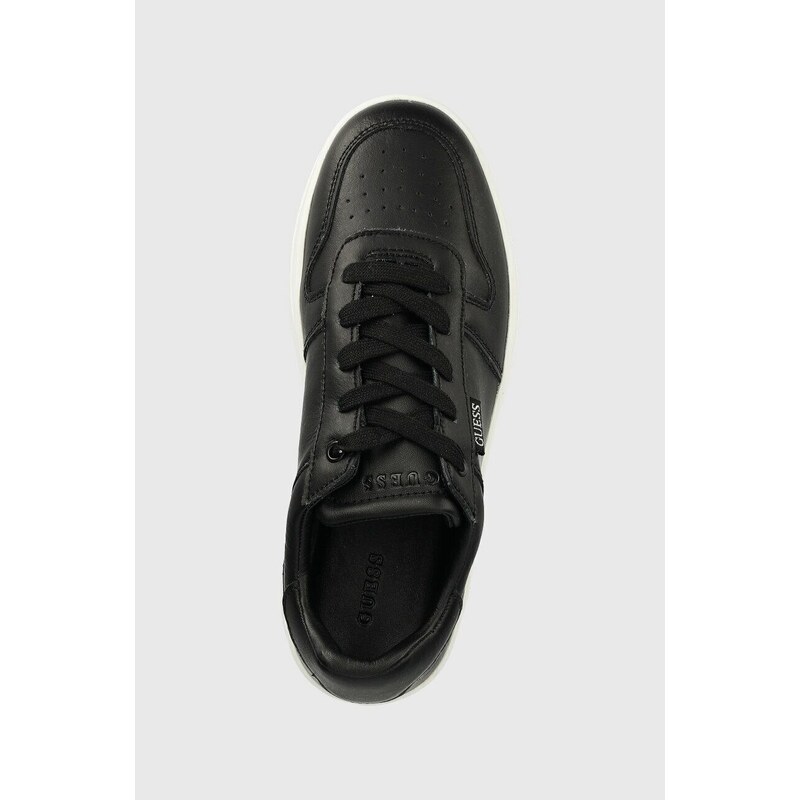 Sneakers boty Guess LIFET černá barva, FL6LIF LEA12
