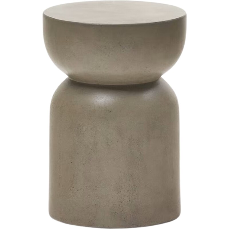 Šedý cementový odkládací stolek Kave Home Garbet 32 cm