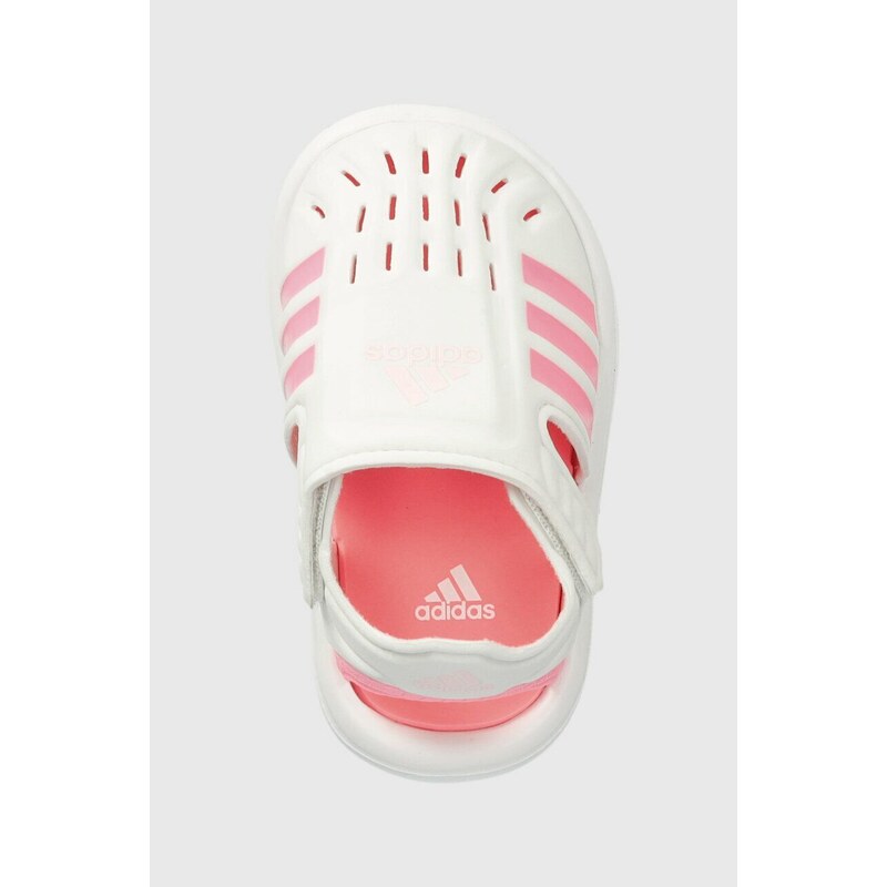 Dětské sandály adidas WATER SANDAL I bílá barva