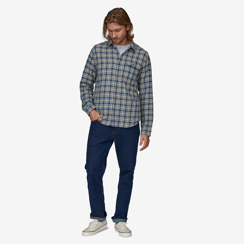 M's L/S Cotton in Conversion Lightweight Fjord Flannel Shirt - Patagonia