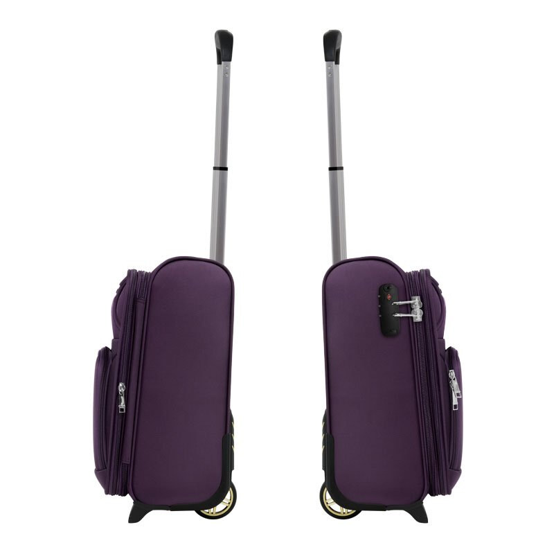 AVANCEA Cestovní kufr AVANCEA GP9196 Dark purple 2W XS