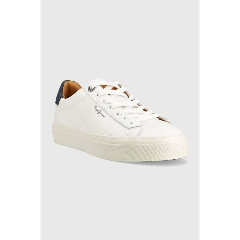 Kožené sneakers boty Pepe Jeans YOGI
