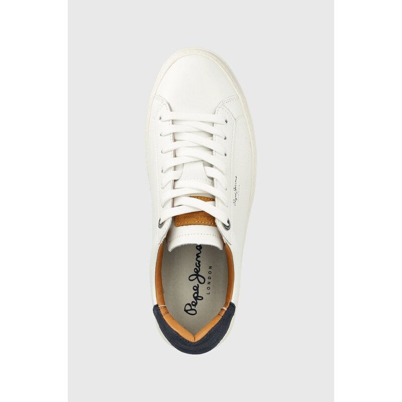 Kožené sneakers boty Pepe Jeans YOGI