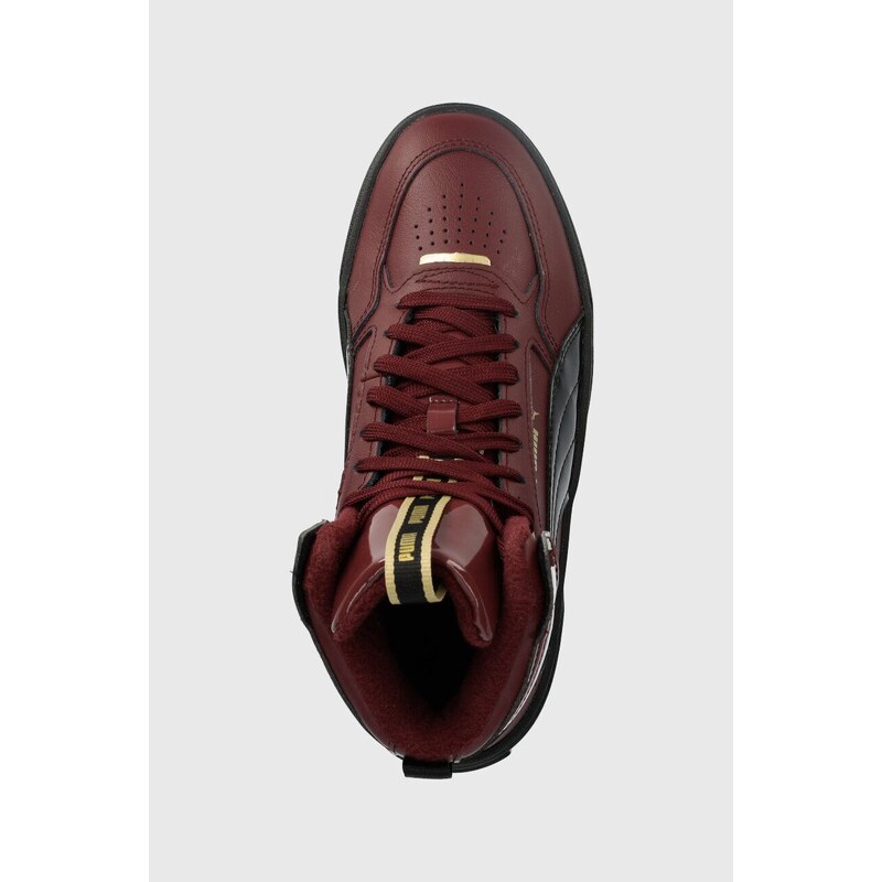 Sneakers boty Puma Karmen Rebelle Mid červená barva, 387624