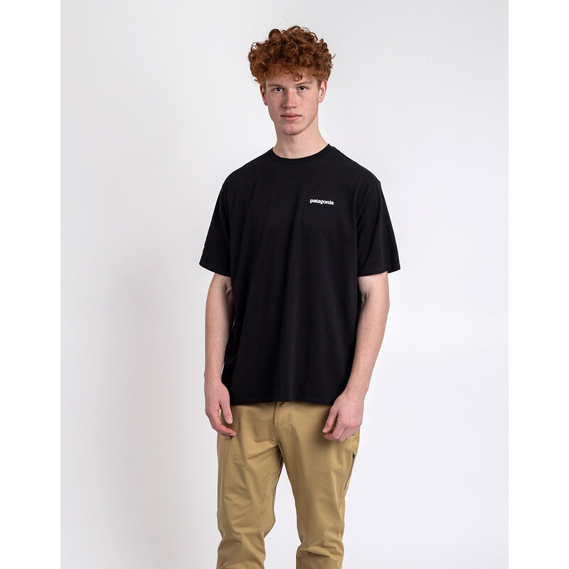 Patagonia M's P-6 Logo Responsibili-Tee Black