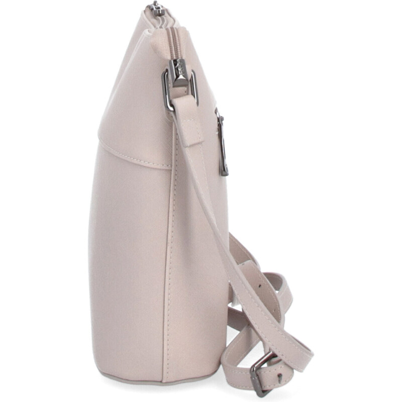 Kožená kabelka crossbody Noelia Bolger šedá NB 0058 SS