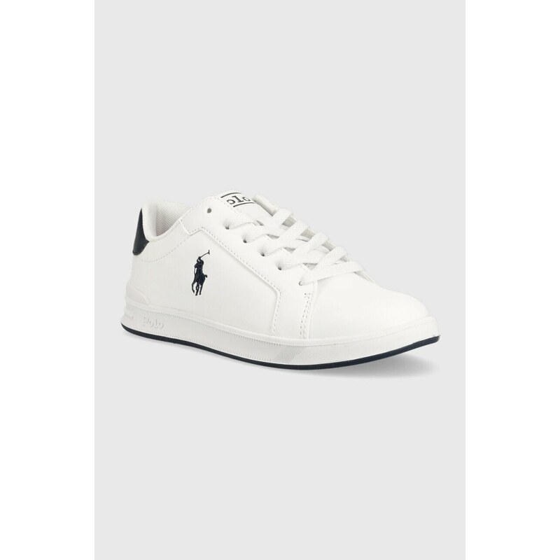 Dětské sneakers boty Polo Ralph Lauren bílá barva