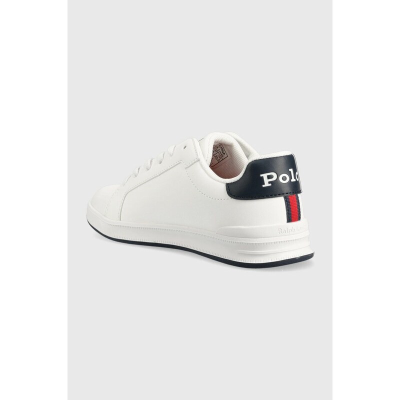 Dětské sneakers boty Polo Ralph Lauren bílá barva