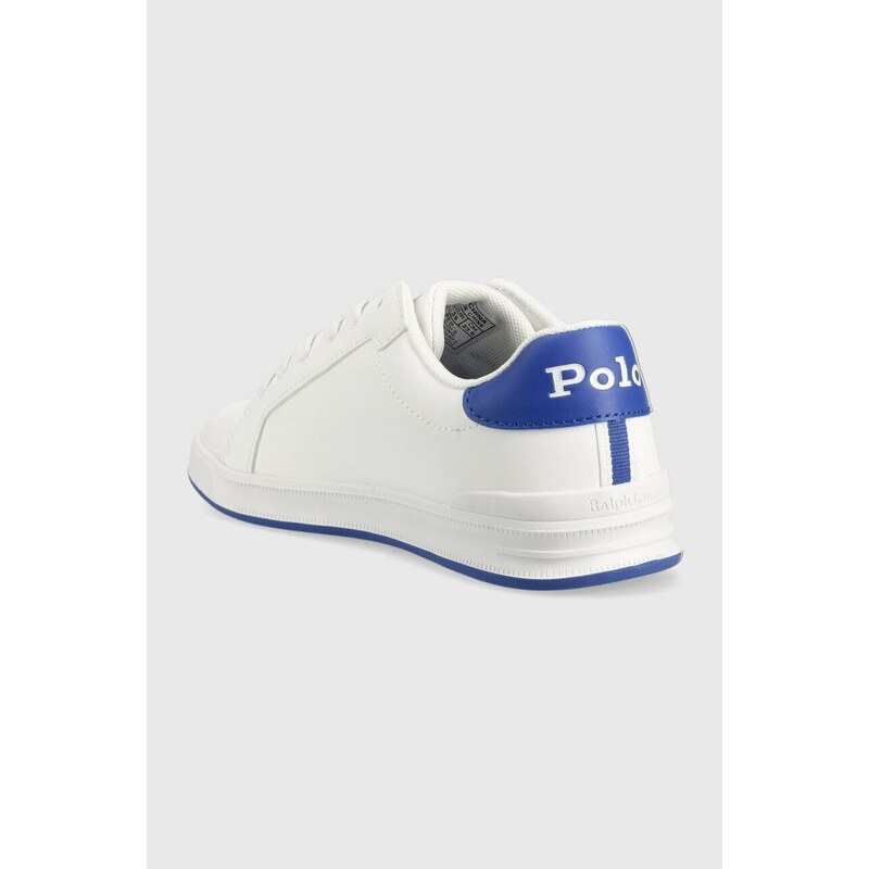 Dětské sneakers boty Polo Ralph Lauren bílá barva