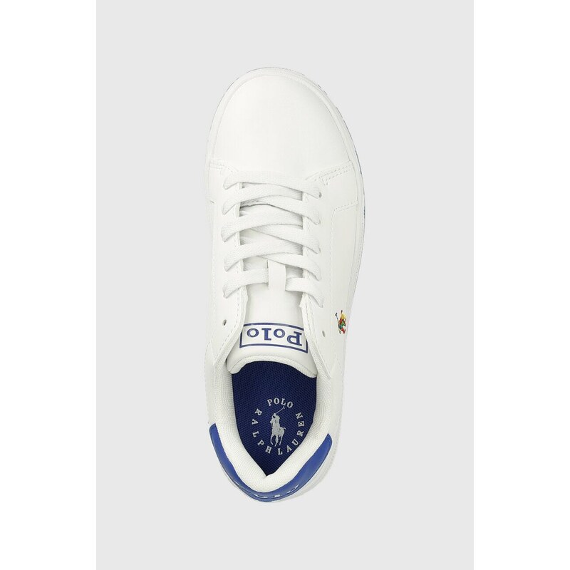 Dětské sneakers boty Polo Ralph Lauren bílá barva