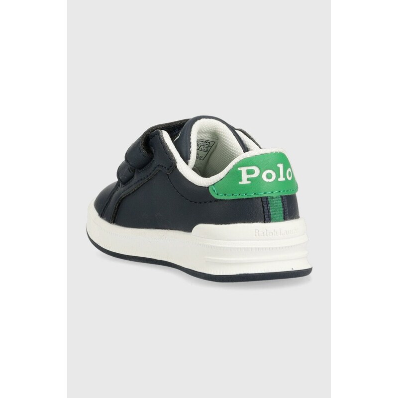 Dětské sneakers boty Polo Ralph Lauren tmavomodrá barva