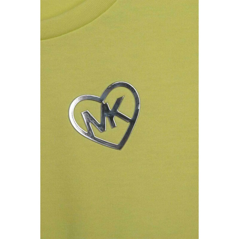 Dětské tričko Michael Kors žlutá barva