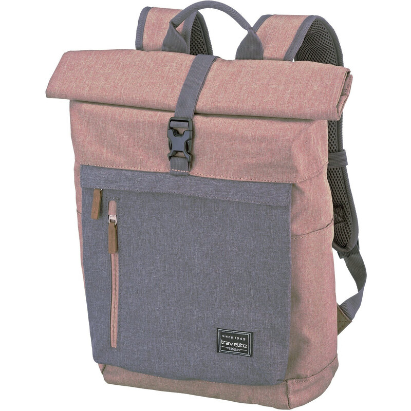 Travelite Basics Roll-up Backpack Rose