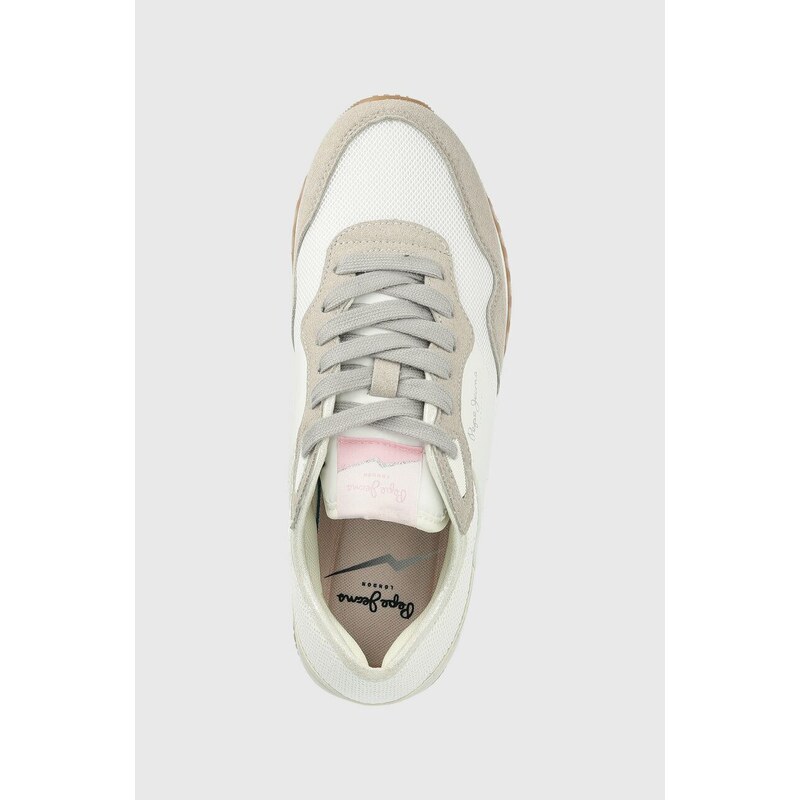 Sneakers boty Pepe Jeans LONDON bílá barva, PLS31466
