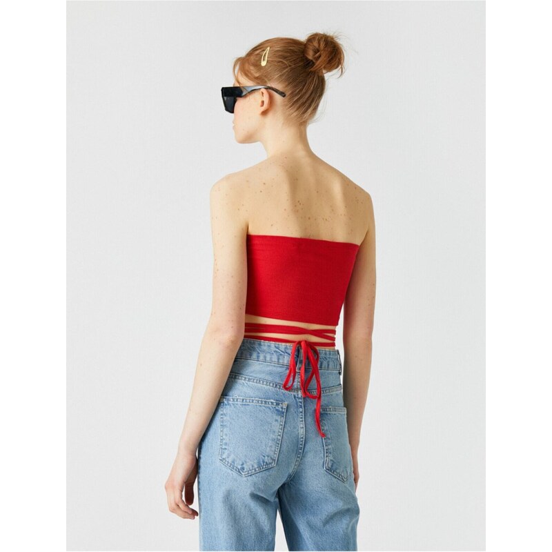 Koton Strapless Crop