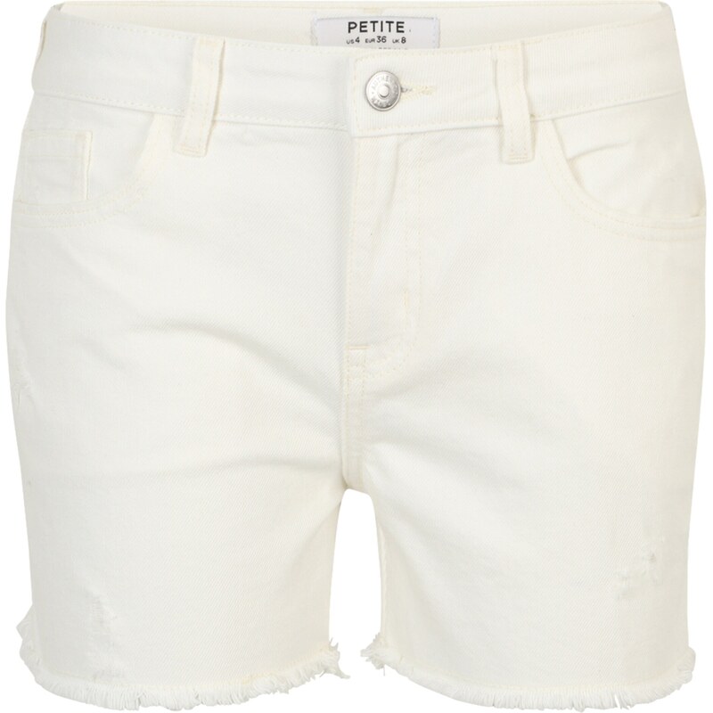 Dorothy Perkins Petite Džíny krémová