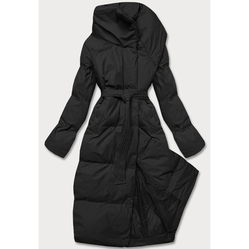 J.STYLE Dámská zimní obálková bunda černá (5M737-392)