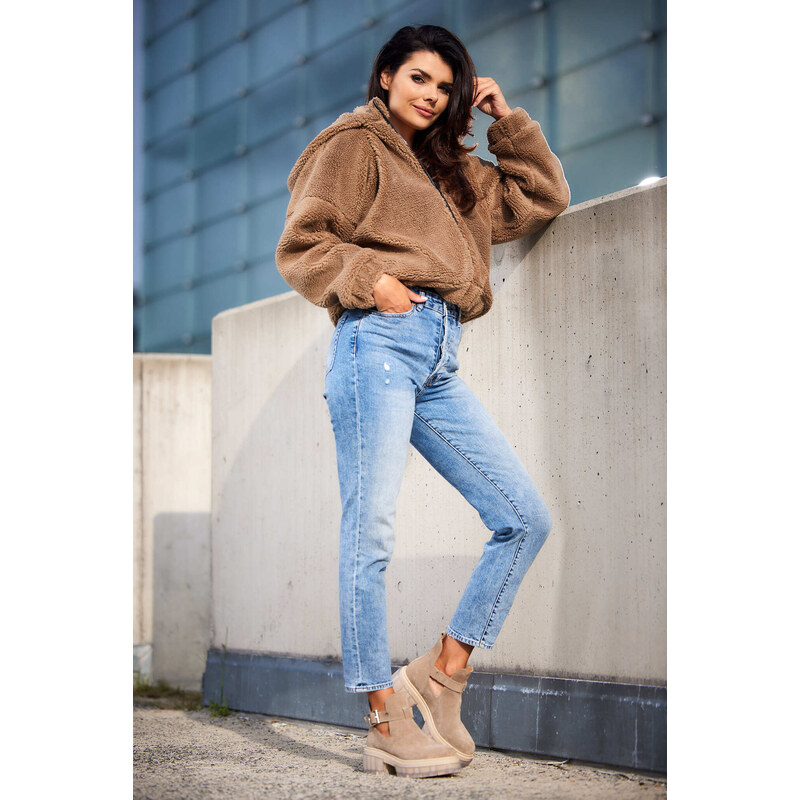 Awama Womans Jacket A533 Brown