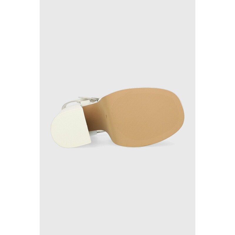 Kožené sandály Steve Madden Carlita bílá barva, SM11002385