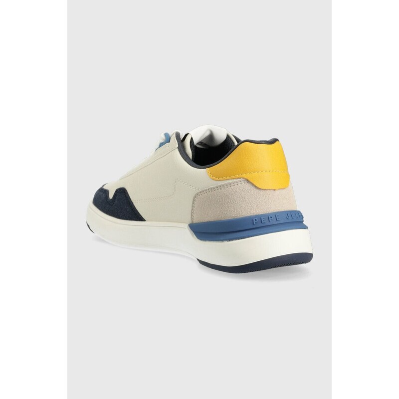 Dětské sneakers boty Pepe Jeans Baxter Boy Basket béžová barva