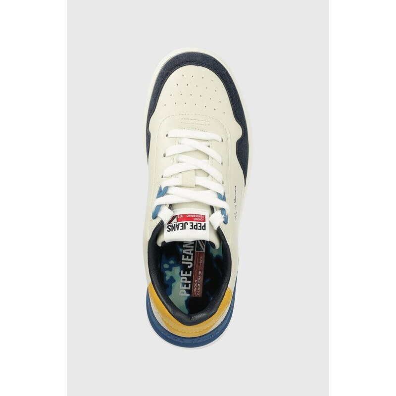 Dětské sneakers boty Pepe Jeans Baxter Boy Basket béžová barva