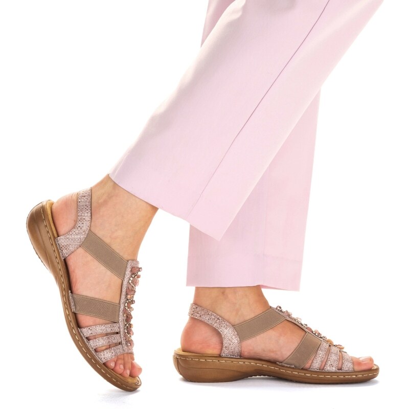 Dámské sandály RIEKER 60818-31 růžová