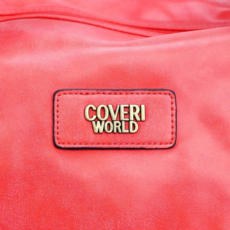 Coveri World Dámská cestovní taška červená