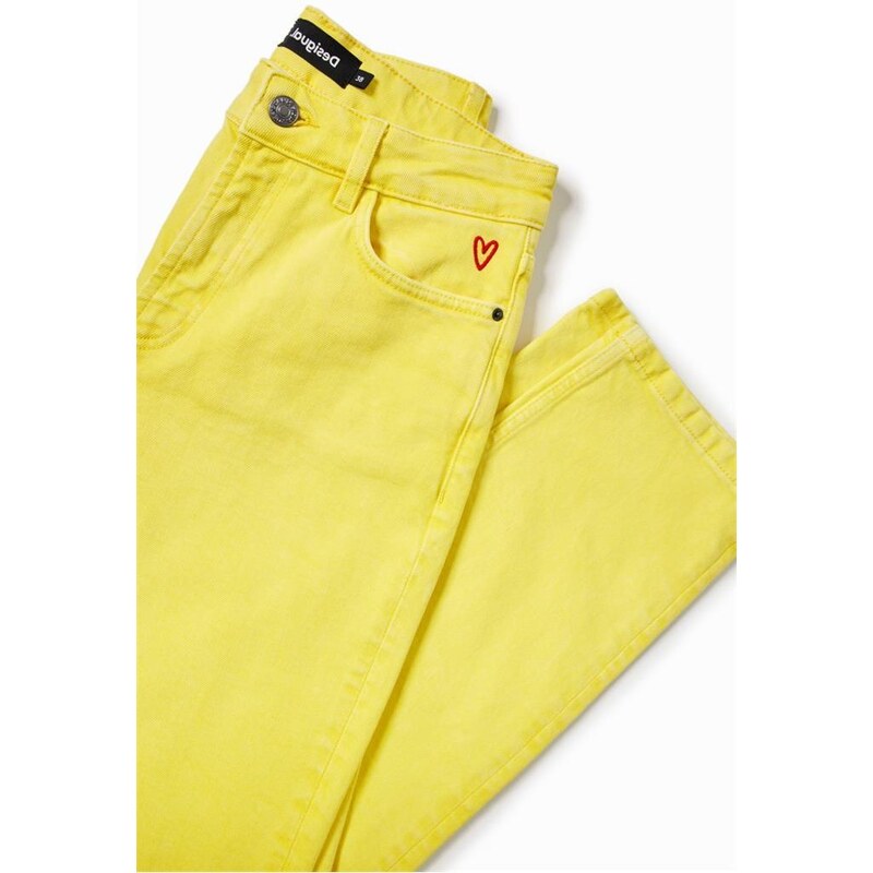 jeansy Desigual Octubre amarillo sol
